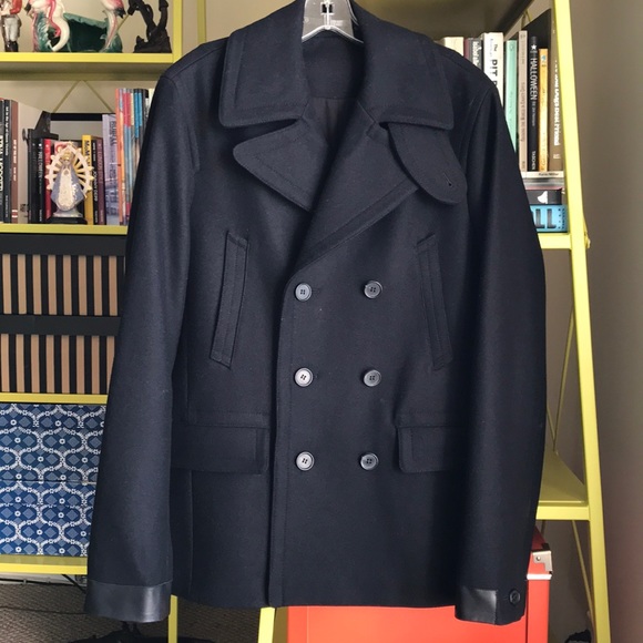 all saints pea coat